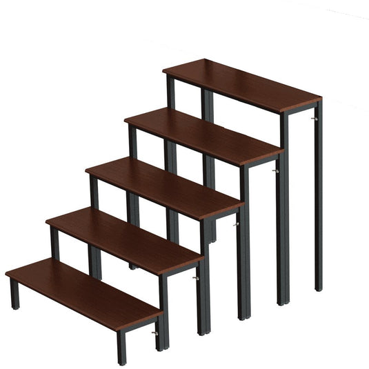 Mott stairway 5 Steps for 120 cm stage height, 87 cm wide-Mott Mobile Systeme GmbH & Co. KG-Concert Gear