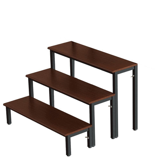 Mott stairway 3 Steps for 80 cm stage height, 187 cm wide-Mott Mobile Systeme GmbH & Co. KG-Concert Gear