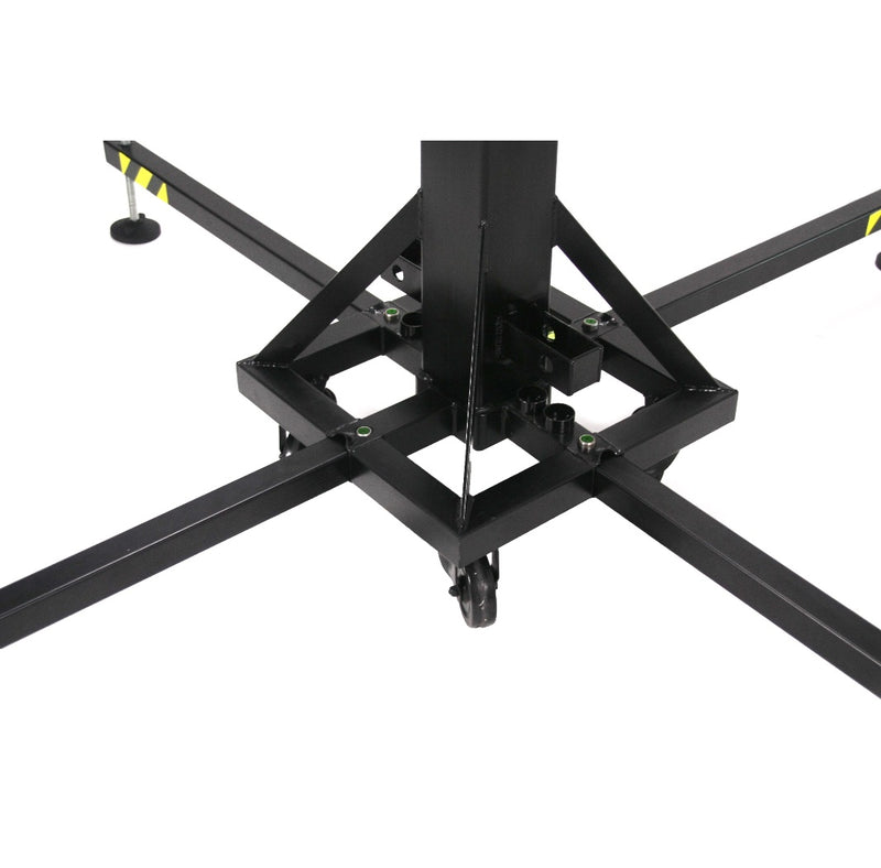 Load image into Gallery viewer, MEGARA 200 | Telescopic lifting tower, traditional leg system. Black colour-FENIX Stage-Concert Gear