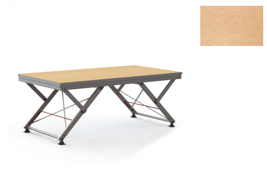 Stage floor, with oak veneer made of blockboard, indoor (Ideal/Universal/Unistage/Profi 140/TOP 05)-Mott Mobile Systeme GmbH & Co. KG-Concert Gear