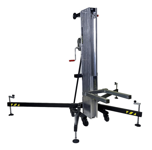 AT-06 COMPACT | Aluminium frontal loading tower. Silver colour-FENIX Stage-Concert Gear