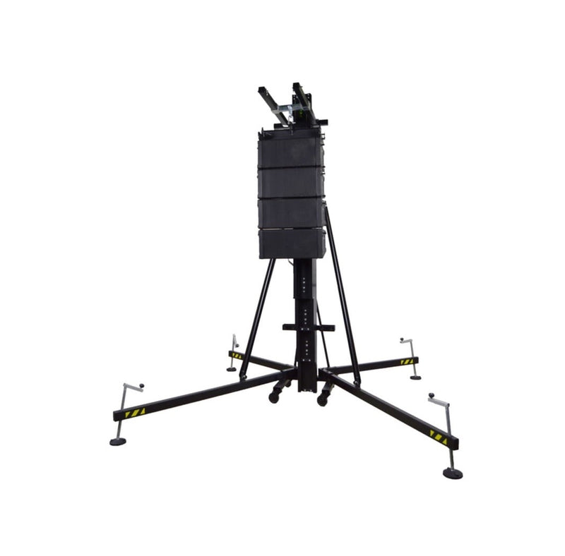 Load image into Gallery viewer, HERCULES 6.5 PLUS | Aluminium frontal loading tower. Black colour-FENIX Stage-Concert Gear