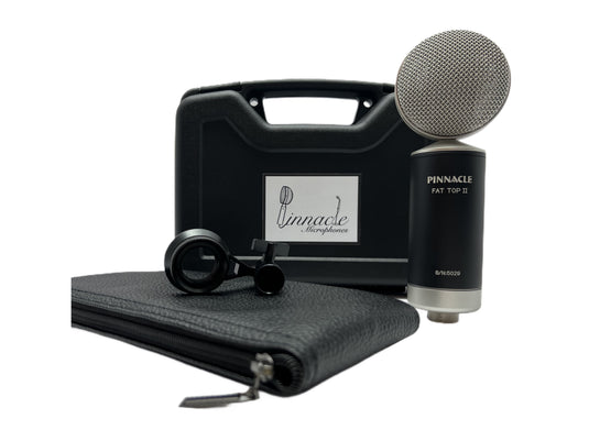 Pinnacle Microphones Fat Top II Black w/Lundahl-Pinnacle Microphones-Concert Gear