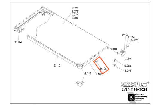 Connection angle PVC (Event Match)-NIVOflex-Concert Gear