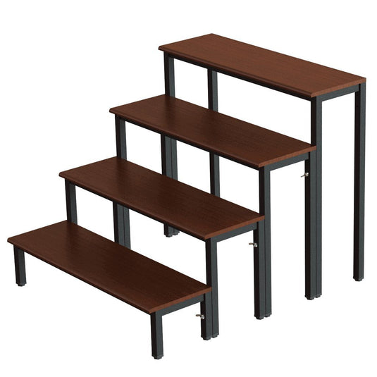 Mott stairway 4 Steps for 100 cm stage height, 87 cm wide-Mott Mobile Systeme GmbH & Co. KG-Concert Gear