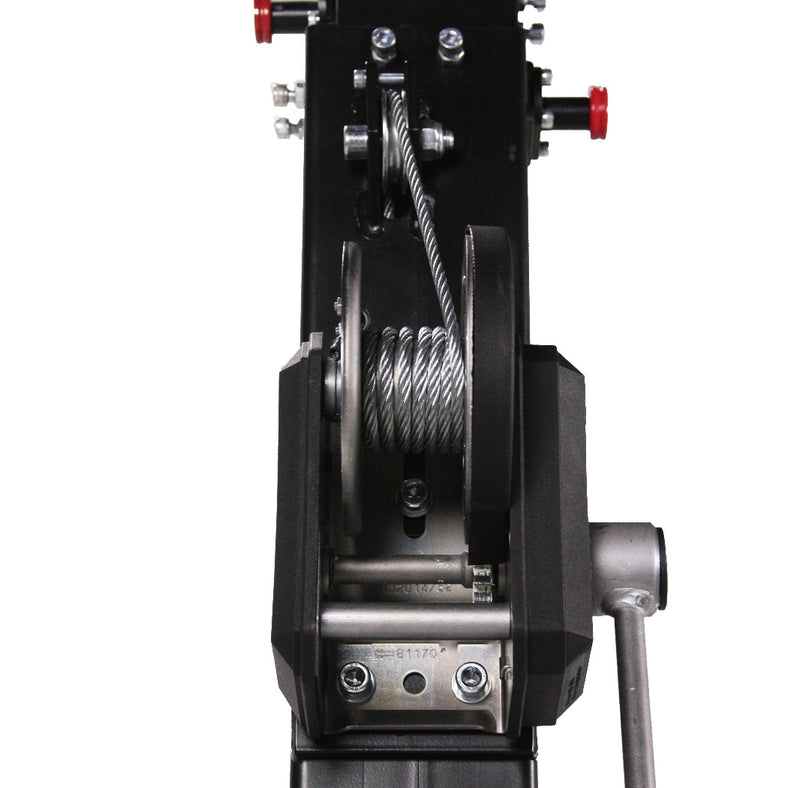 Load image into Gallery viewer, MEGARA 200 | Telescopic lifting tower, traditional leg system. Black colour-FENIX Stage-Concert Gear