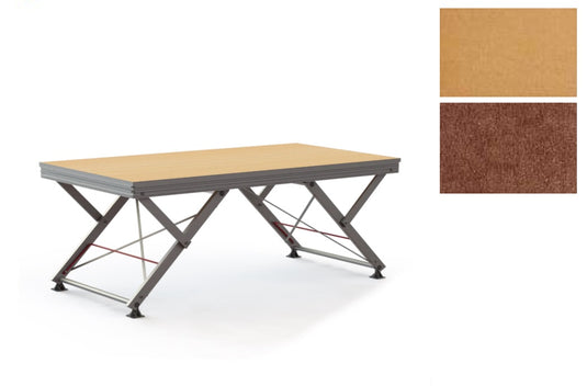 Stage floor, HDF board, flame ret. DIN EN 13501-1, indoor, (Ideal/Universal/Unistage/Profi 140/TOP 05)-Mott Mobile Systeme GmbH & Co. KG-Concert Gear