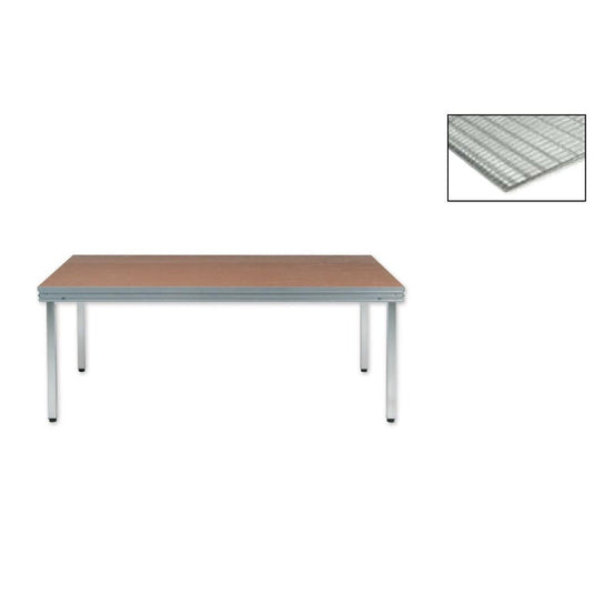 Stage floor, made of grating, TS 20x3 (Praktikus 750/1000)-Mott Mobile Systeme GmbH & Co. KG-Concert Gear