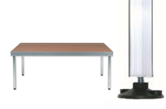 Mott plug-in leg aluminium tube 45x45x2,5mm, w. load distributor-Mott Mobile Systeme GmbH & Co. KG-Concert Gear