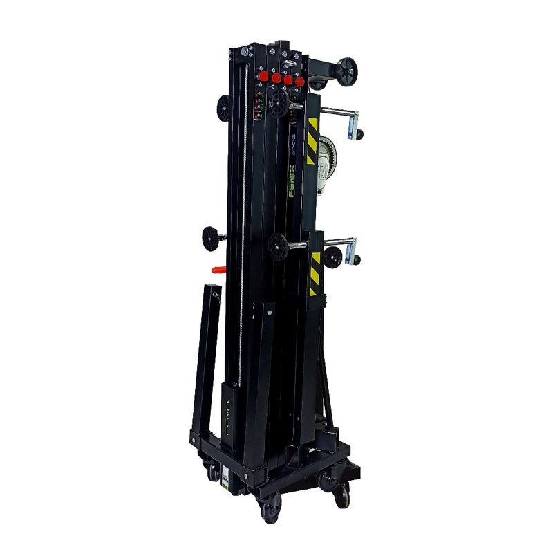 Load image into Gallery viewer, AT-04B | Aluminium frontal loading tower. Black colour-FENIX Stage-Concert Gear