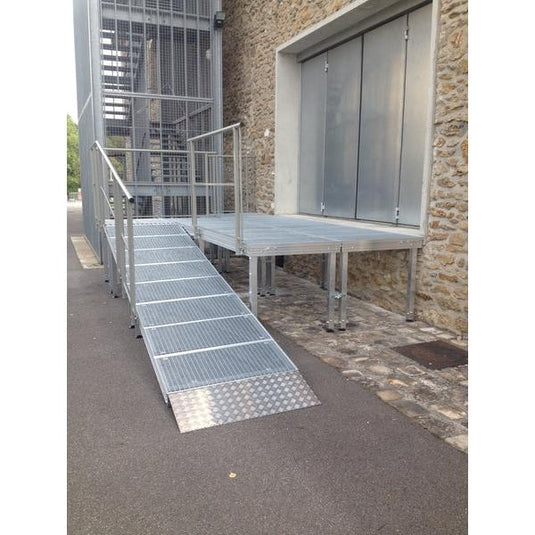 Stage accessibility ramp, 40/60 cm height (Praktikus 750)-Mott Mobile Systeme-Concert Gear