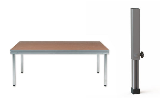 Mott telescopic plug-in leg, alu tube 45x45x2,5 & 40x40mm-Mott Mobile Systeme GmbH & Co. KG-Concert Gear