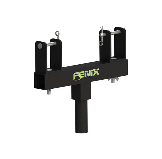 AC-521B | Adjustable stand for truss up to 29 cm. Black colour (NEMESIS Series)-FENIX Stage-Concert Gear