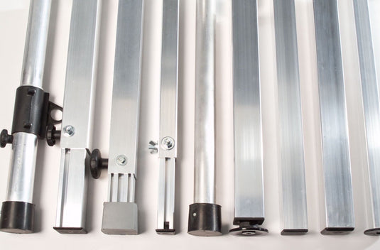 Square legs NIVOflex Light - 40mm x 40mm x 2,5mm (set, 4 pcs)-NIVOflex-Concert Gear