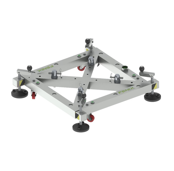 AC-630W/ AC-630WB | Stabilizer base for truss with extendable legs and wheels-FENIX Stage-Concert Gear