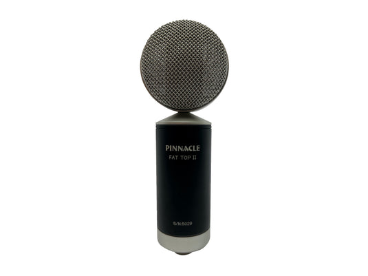 Pinnacle Microphones Fat Top II Black w/Lundahl Stereo Pair-Pinnacle Microphones-Concert Gear