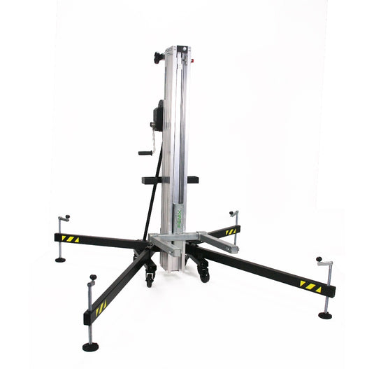 AT-05 | Aluminium frontal loading tower. Silver colour-FENIX Stage-Concert Gear