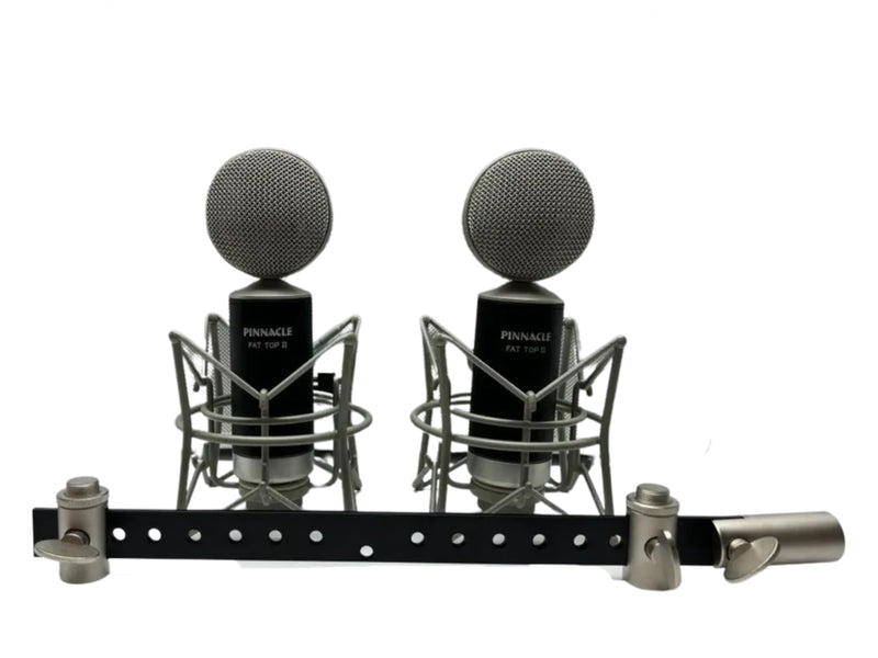 Load image into Gallery viewer, Pinnacle Microphones Fat Top II Black w/Lundahl Stereo Pair-Pinnacle Microphones-Concert Gear
