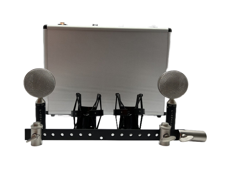 Load image into Gallery viewer, Pinnacle Microphones Fat Top Black Stereo Pair-Pinnacle Microphones-Concert Gear
