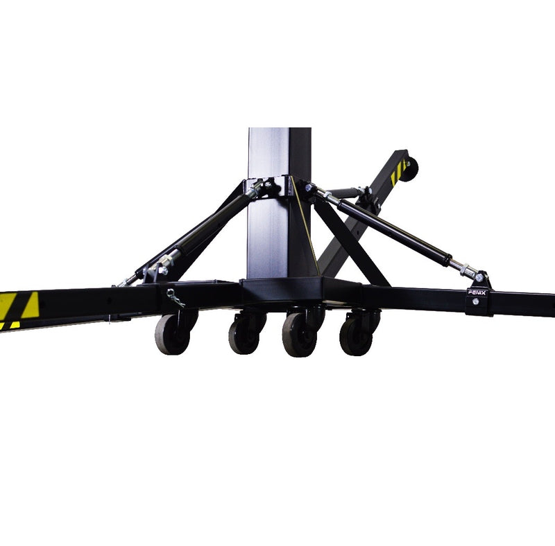 Load image into Gallery viewer, ELV-300/6 | Telescopic lifting tower with adjustable leg system. Black colour-FENIX Stage-Concert Gear
