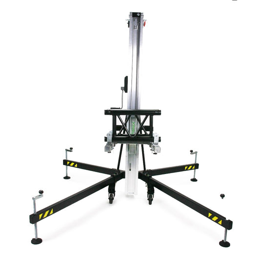 AT-06 | Aluminium frontal loading tower. Silver colour-FENIX Stage-Concert Gear