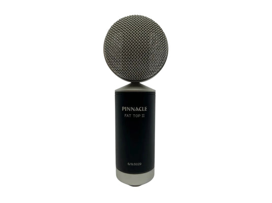 Pinnacle Microphones Fat Top II Black w/Lundahl Deluxe-Pinnacle Microphones-Concert Gear