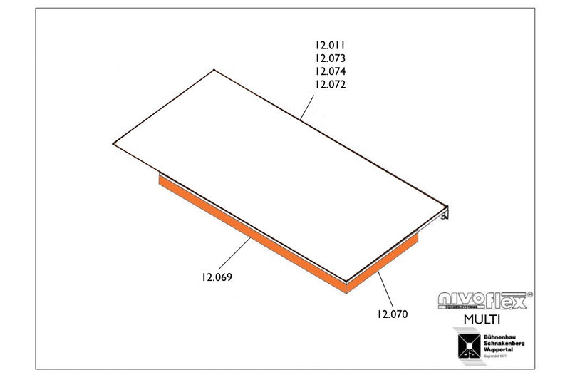 Load image into Gallery viewer, Rail, aluminium (Multi)-NIVOflex-Concert Gear
