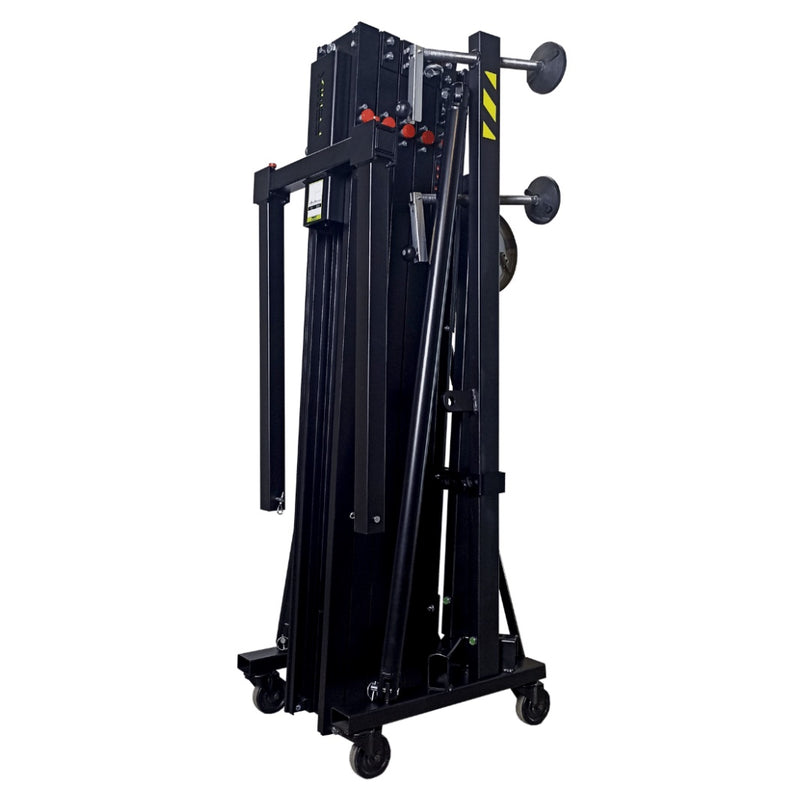 Load image into Gallery viewer, HERCULES 6.5 | Aluminium frontal loading tower. Black colour-FENIX Stage-Concert Gear
