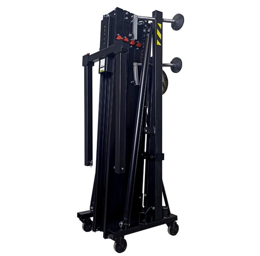 HERCULES 6.5 | Aluminium frontal loading tower. Black colour-FENIX Stage-Concert Gear