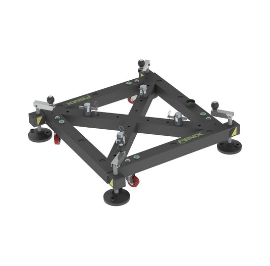 AC-630W/ AC-630WB | Stabilizer base for truss with extendable legs and wheels-FENIX Stage-Concert Gear