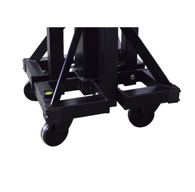 Load image into Gallery viewer, ELV-200/6 | Telescopic lifting tower with adjustable leg system. Black colour-FENIX Stage-Concert Gear
