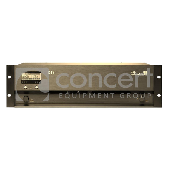 d&b D12 amplifier, NL4-d&b audiotechnik-Concert Gear