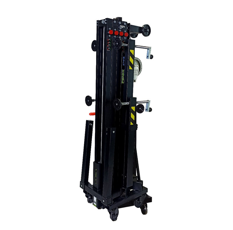 Load image into Gallery viewer, AT-04B | Aluminium frontal loading tower. Black colour-FENIX Stage-Concert Gear

