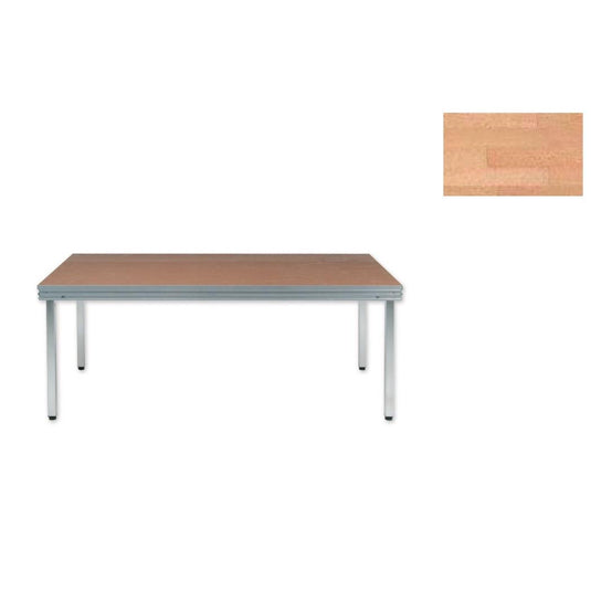 Stage floor, beech parquet, 13 mm (Praktikus 750/ 1000)-Mott Mobile Systeme-Concert Gear