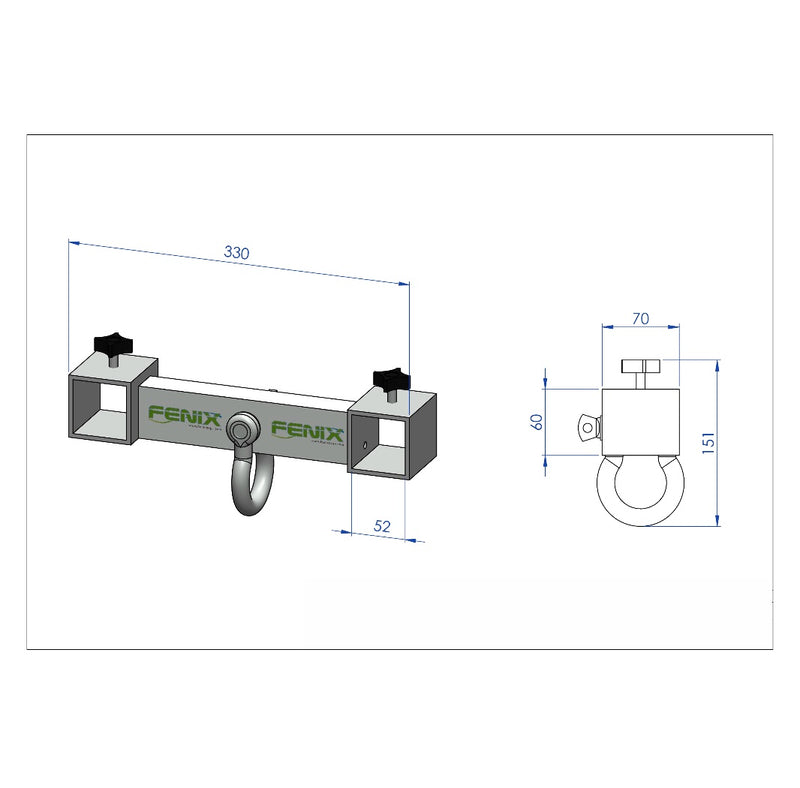 Load image into Gallery viewer, AC-584/ AC-584B | Stand for small/medium line-array systems. 2 positions (HERCULES Series)-FENIX Stage-Concert Gear
