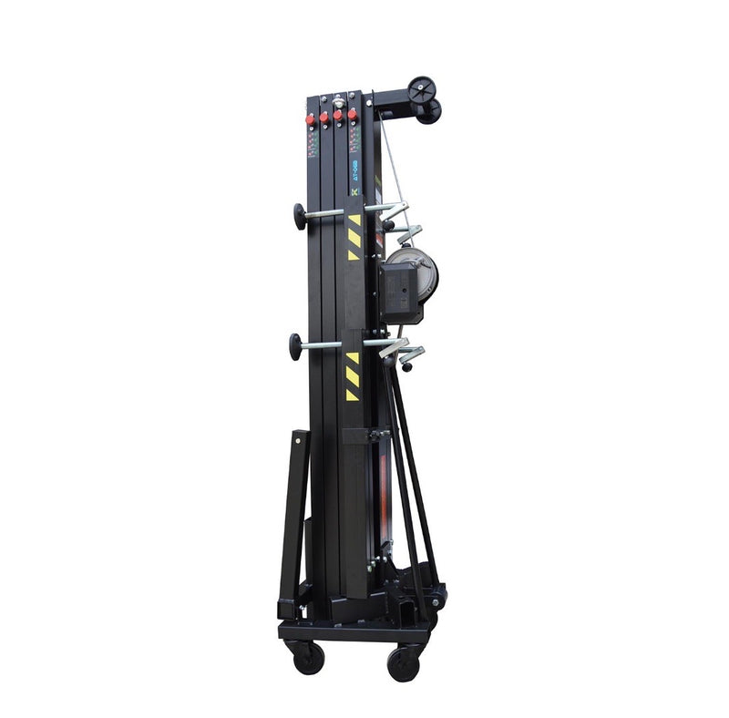 Load image into Gallery viewer, AT-06B | Aluminium frontal loading tower. Black colour-FENIX Stage-Concert Gear
