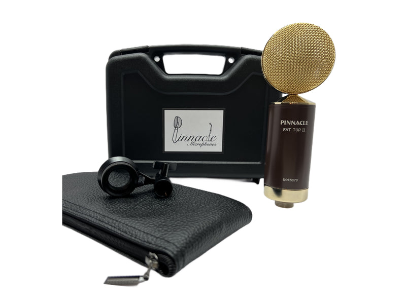 Load image into Gallery viewer, Pinnacle Microphones Fat Top II Brown w/Lundahl-Pinnacle Microphones-Concert Gear
