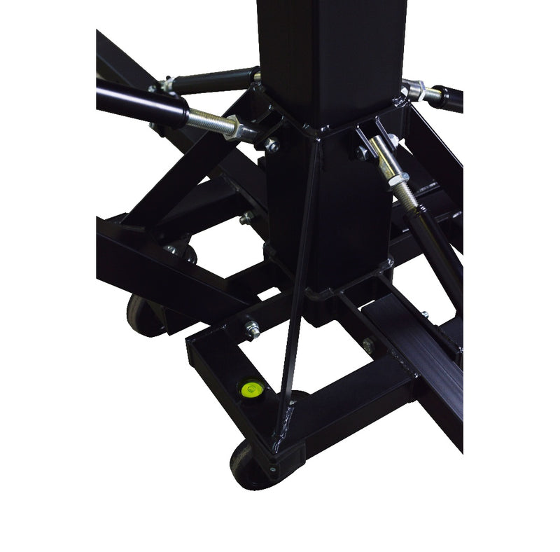 Load image into Gallery viewer, ELV-200/6 | Telescopic lifting tower with adjustable leg system. Black colour-FENIX Stage-Concert Gear
