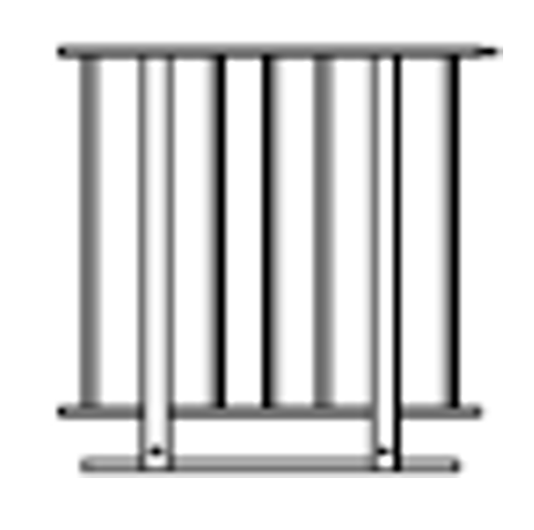 "REL" safety railings steel with GS-NIVOflex-Concert Gear
