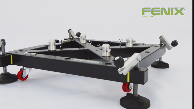 Load and play video in Gallery viewer, AC-630W/ AC-630WB | Stabilizer base for truss with extendable legs and wheels
