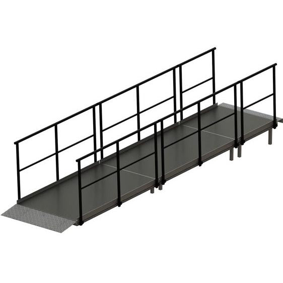 Stage accessibility ramp, 40/60 cm height (Praktikus 750)-Mott Mobile Systeme-Concert Gear
