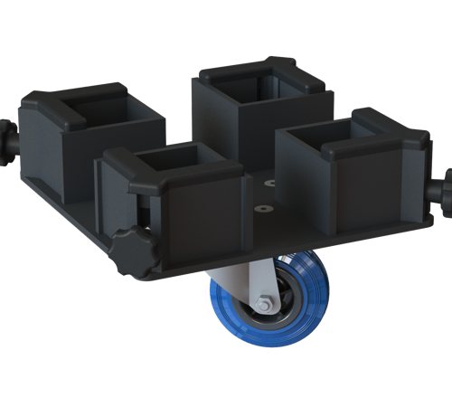 Load image into Gallery viewer, Mott Rollriser for plug-in leg platforms (Mott Praktikus 750/Light/2-in-1)-Mott Mobile Systeme-Concert Gear
