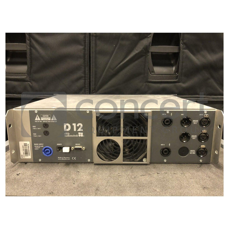 Load image into Gallery viewer, d&amp;b D12 amplifier, grey front cover, NL4-d&amp;b audiotechnik-Concert Gear
